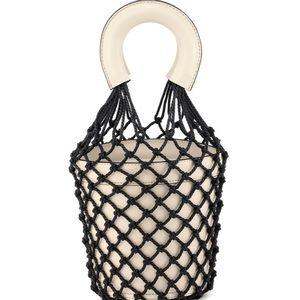 STAUD Moreau Bag, black and white